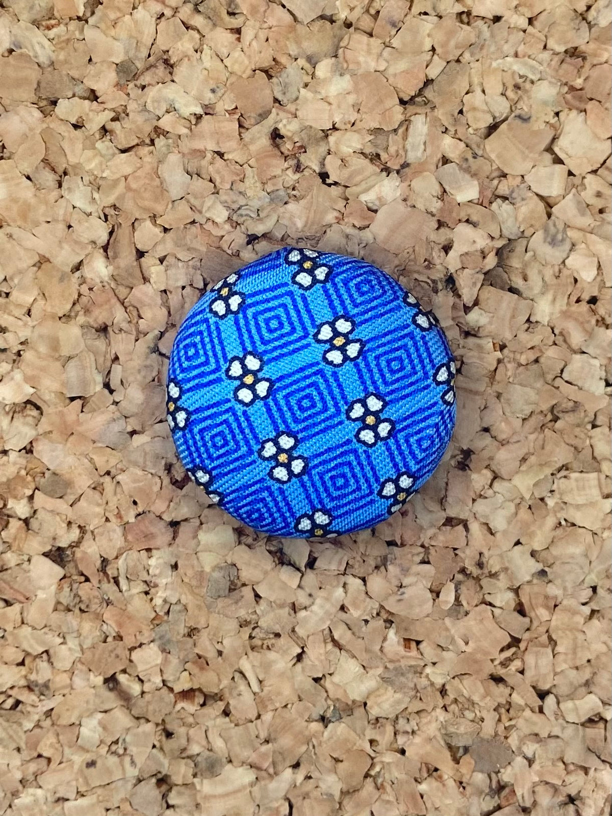 PIN blauw&bloem