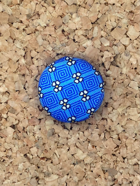PIN blauw&bloem