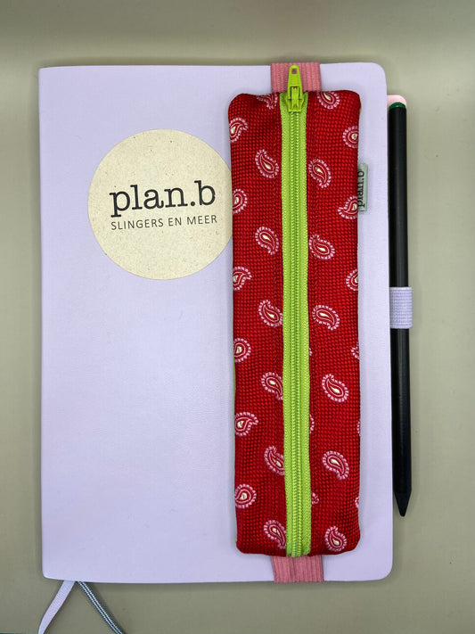 NOTEBOOKETUI rood&roze&groen