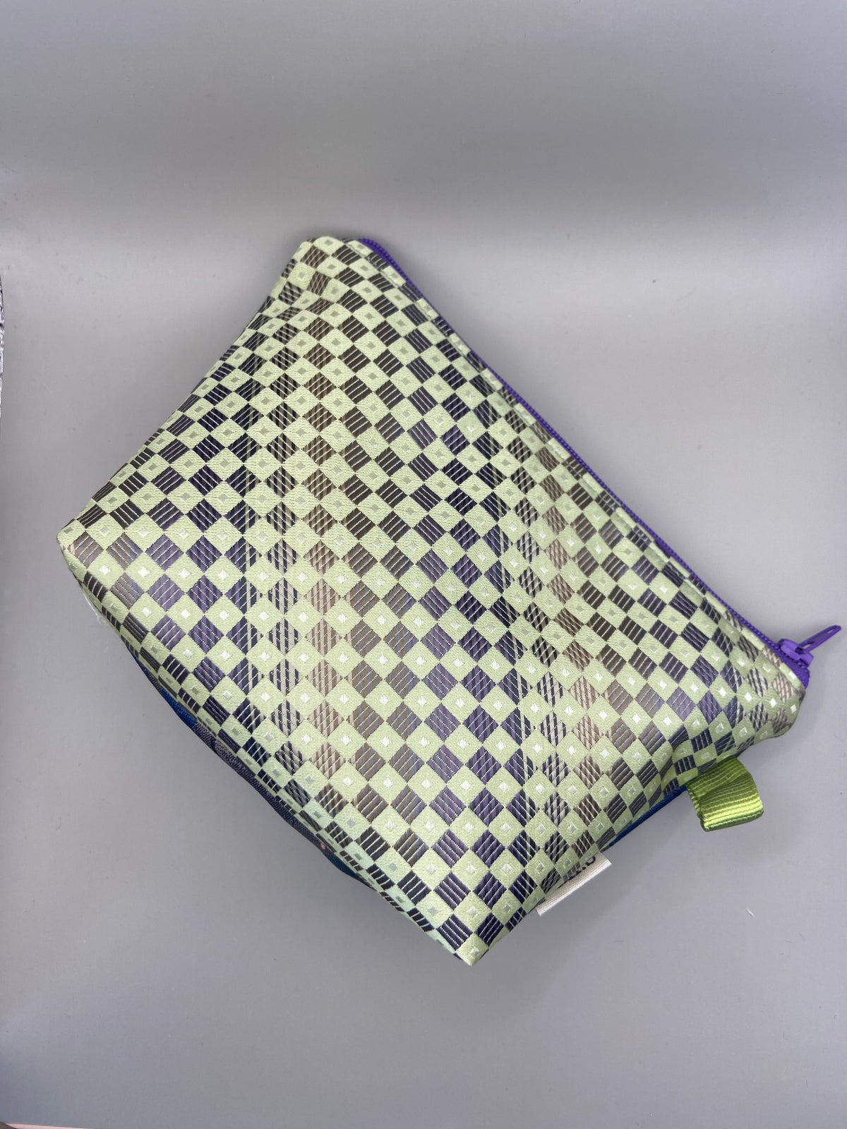 MAKE UP BAG taupe&groen
