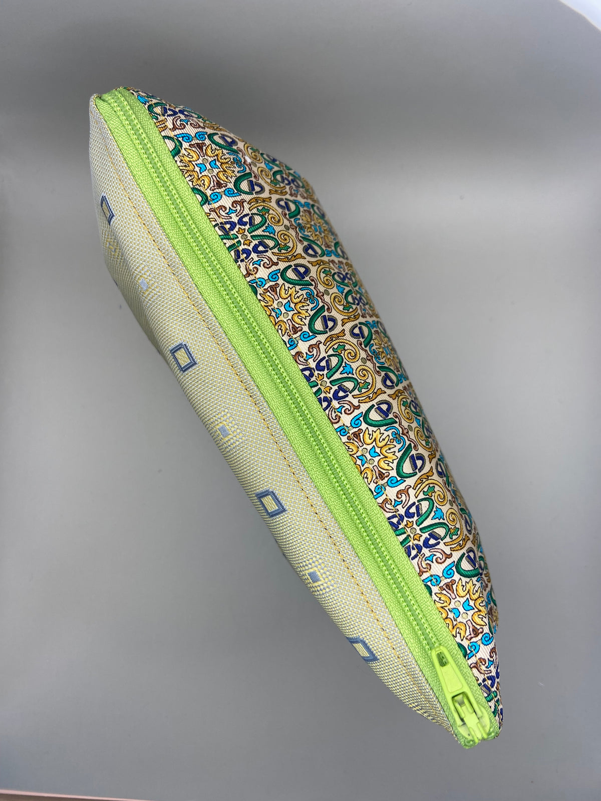 MAKE UP BAG oker&groenmix