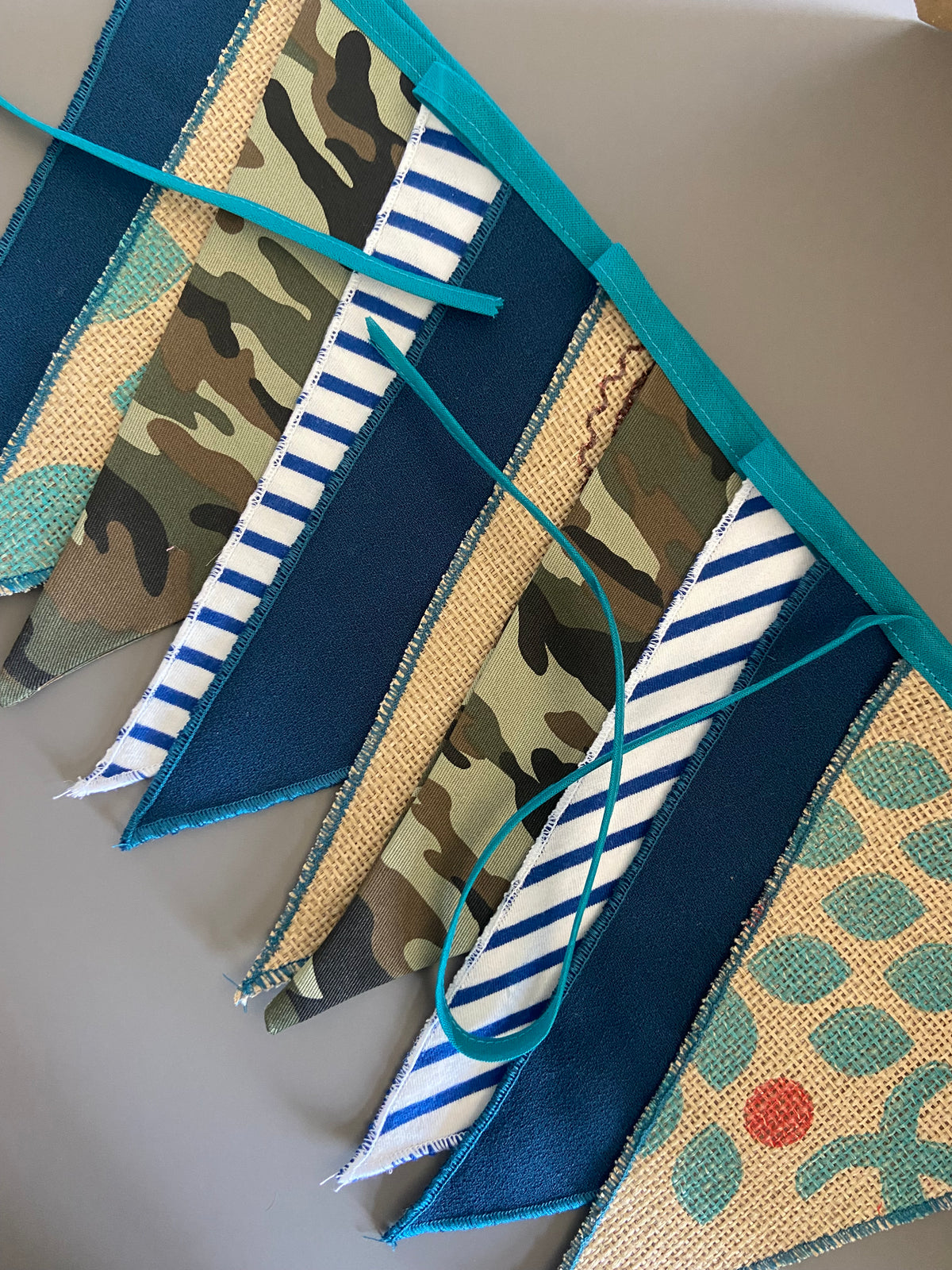SLINGER blauw&koffie