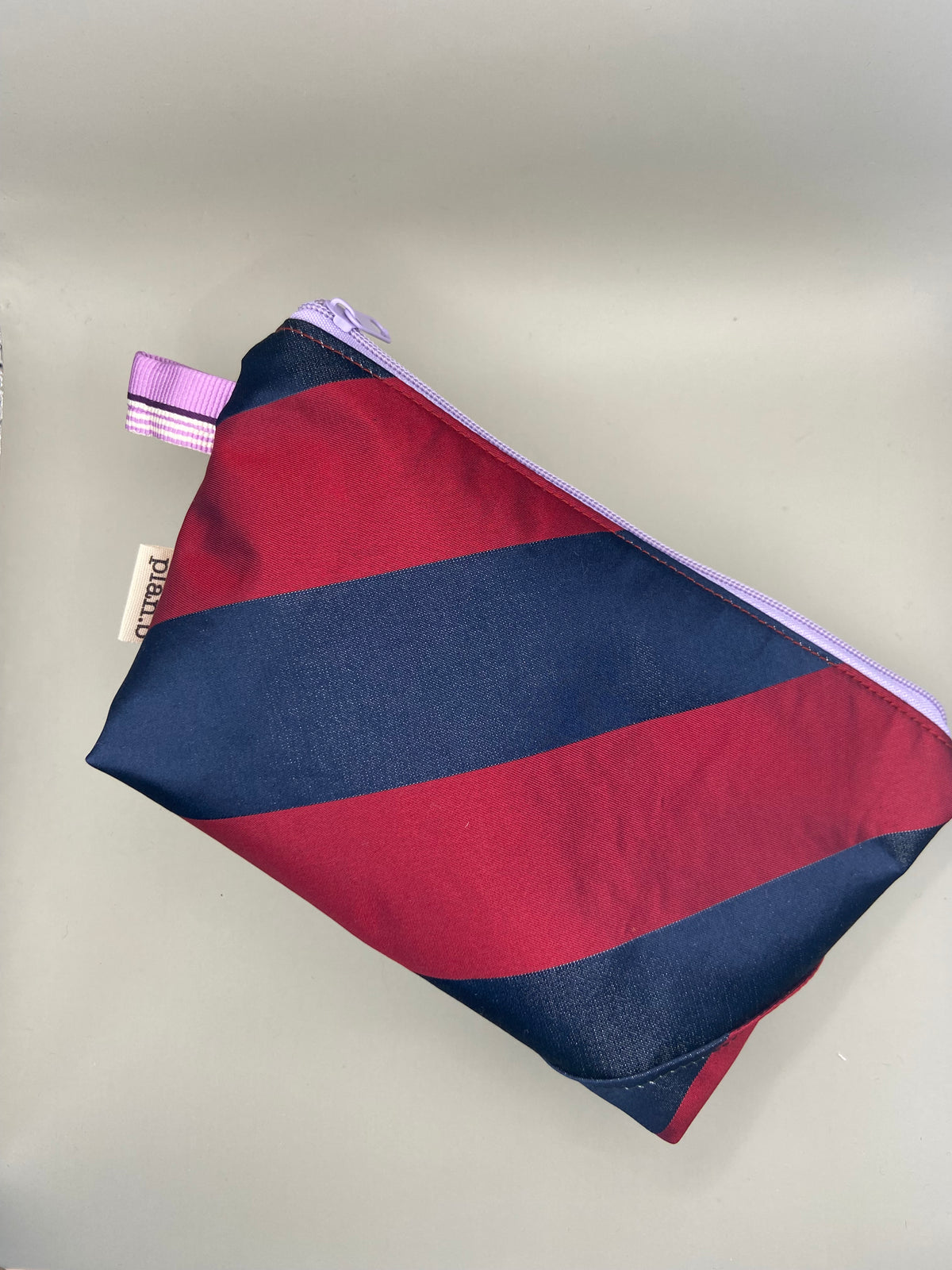 MAKE UP BAG bordeaux&mix