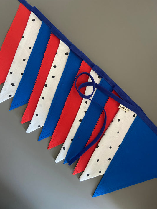 SLINGER rood&wit&blauw
