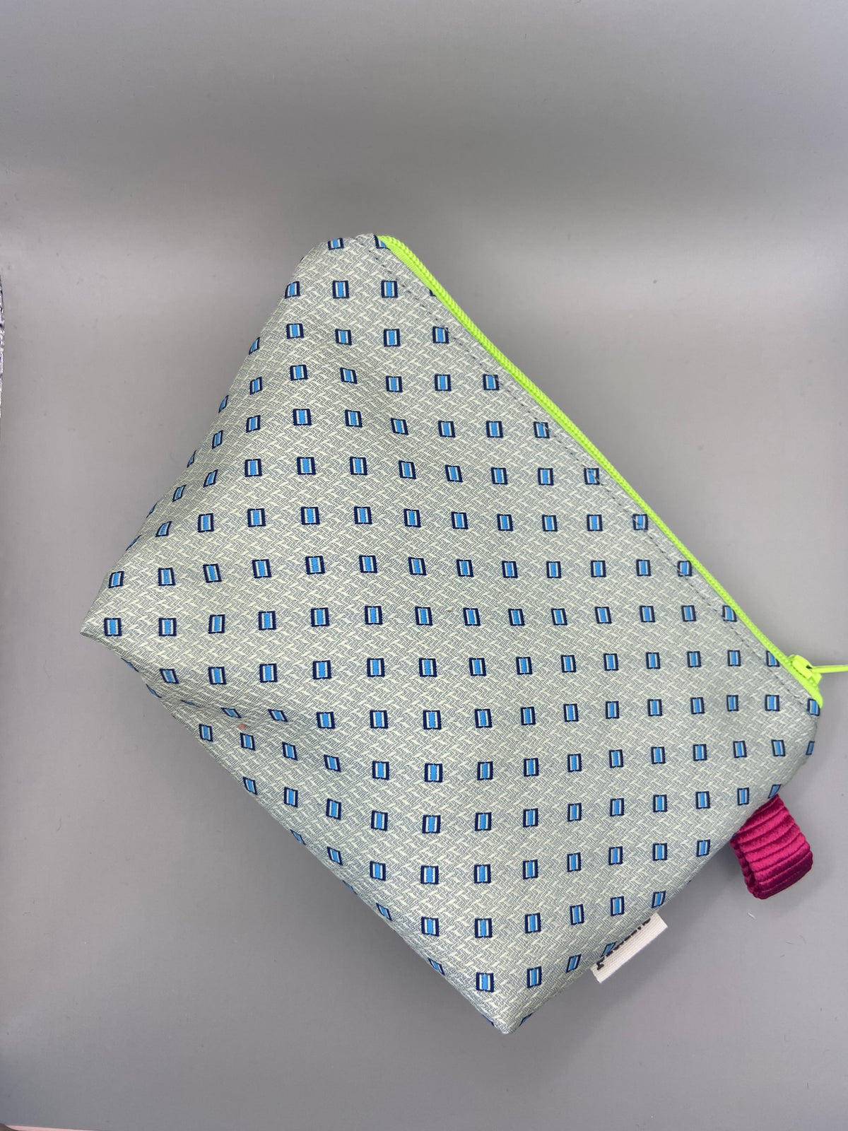MAKE UP BAG mintgroen&blauwgrijs