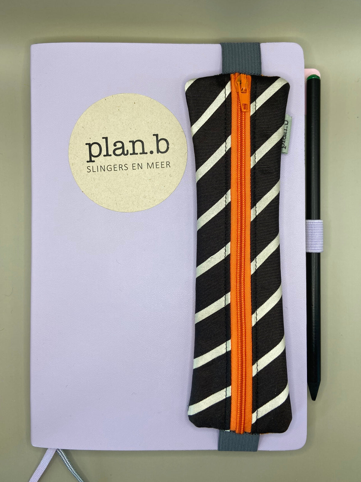 NOTEBOOKETUI bruin&wit&oranje