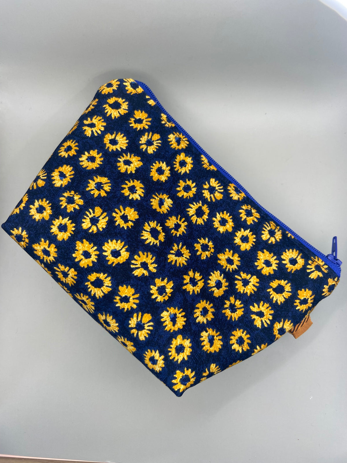 MAKE UP BAG groen&zonnebloem
